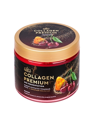 картинка Collagen-premium c Янтарной кислотой и соком вишни 380 мл от магазина SL BEAUTY